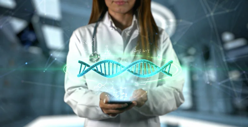 蒙自肺癌患者家属在医院咨询基因