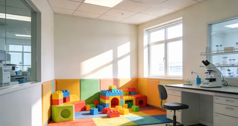 温馨的家庭健康管理场景，父母与