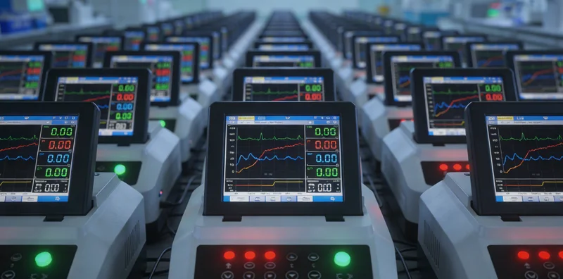 实验室内的技术人员正在操作高通