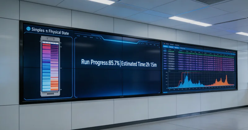 高科技基因测序实验室内部工作场