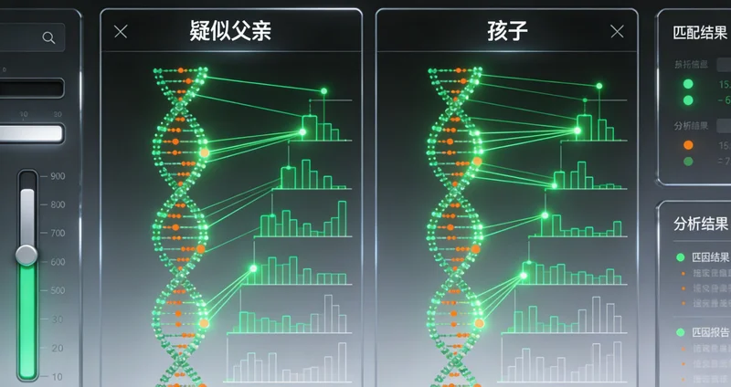 家长在室内与孩子一起查看医学检