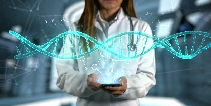 洛阳家庭与医生共同查看基因检测