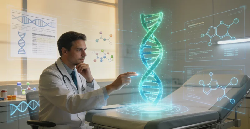 金华家庭在诊室进行遗传咨询场景