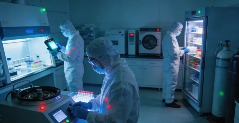 医生们正在会议室里，结合基因检