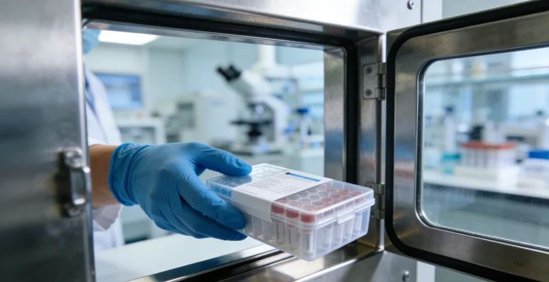 临床医生正在仔细查看一份详细的