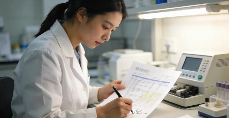 广州实验室人员分析基因检测数据