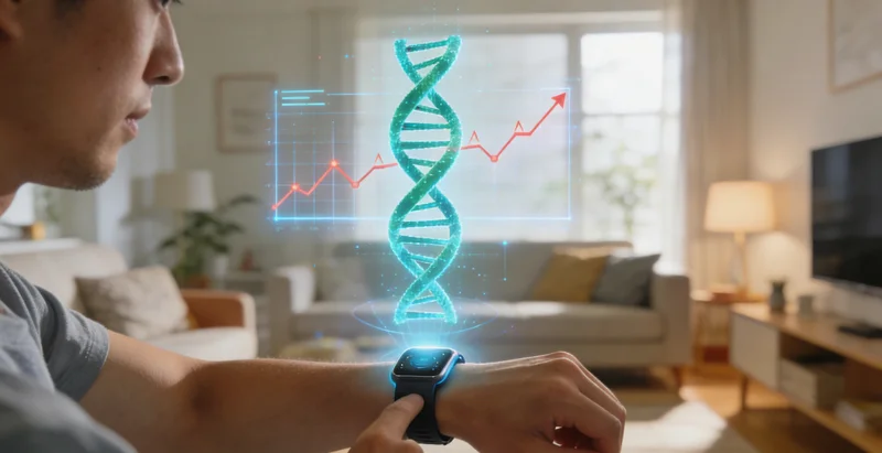 乌中旗医生与患者共同查看MRD