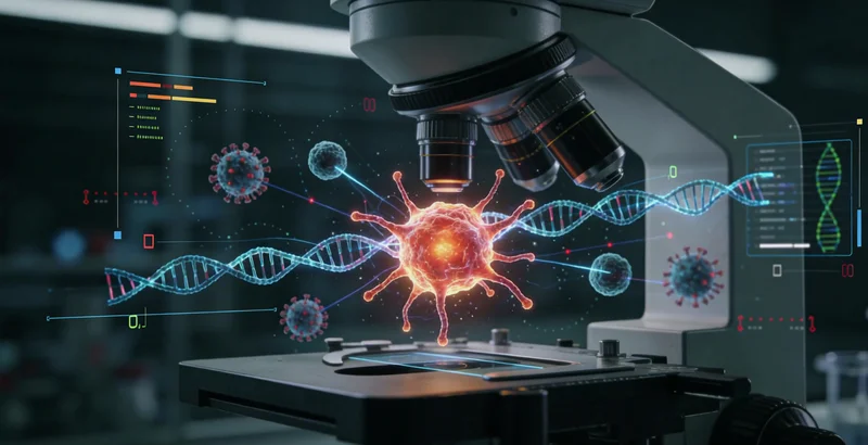 实验室中高通量基因测序仪工作场