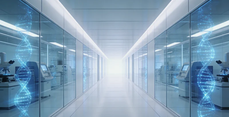 实验室技术人员进行mNGS样本