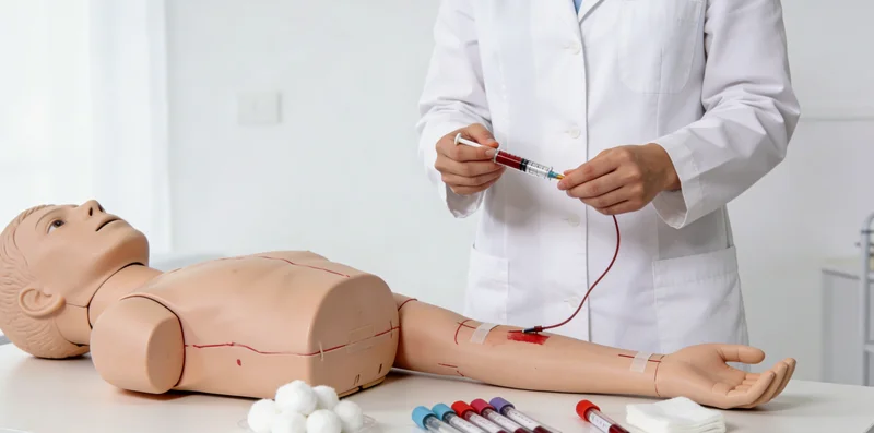 上海护士进行基因检测血液样本采