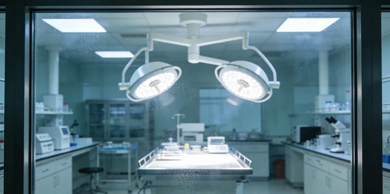 实验室技术人员正在操作精密的P