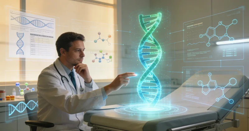 丹东家庭在查看并讨论遗传检测报