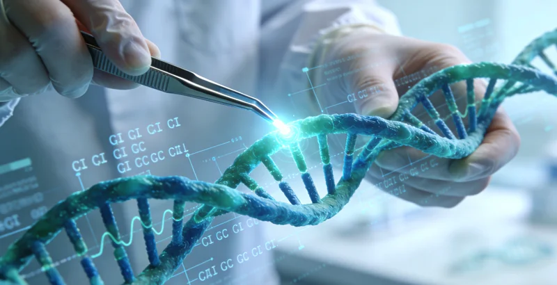 专业实验室内的基因测序仪正在进