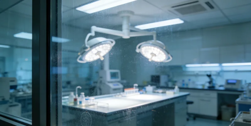 专业人士正在向咨询者解读基因检