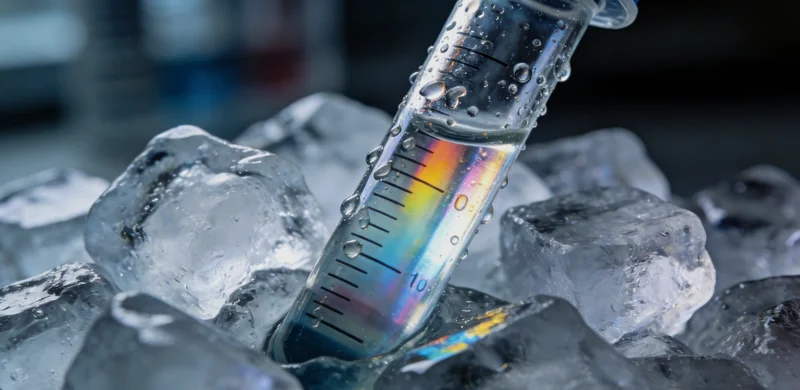 专业采样人员上门,正在为居民进