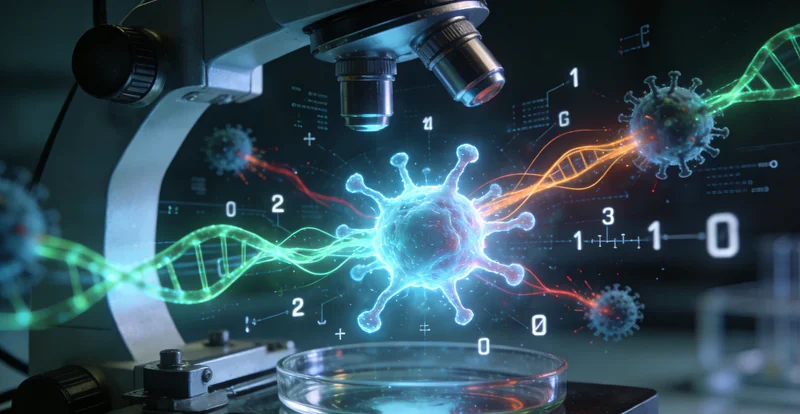北京实验室进行高通量基因测序工