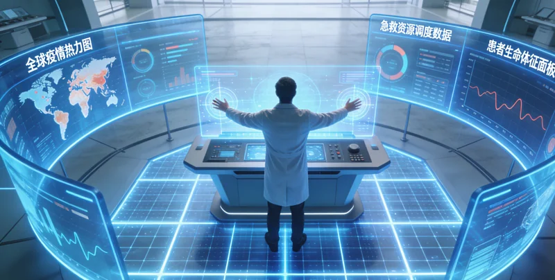 专业基因测序实验室内部工作场景