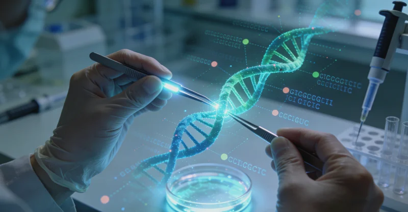 阳江家庭与医生共同查看基因检测