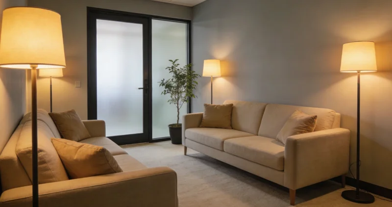 伊春市民在家庭环境中认真查看健