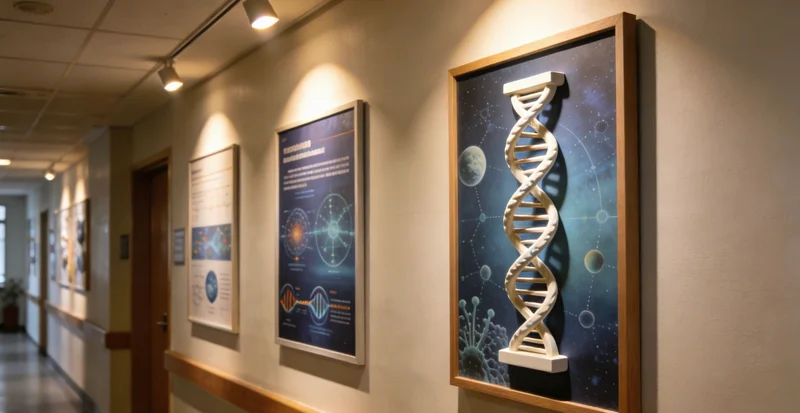 一位患者正在医院接受检查，医生