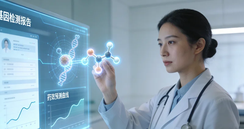 靖西医生与患者家属共同查看AL