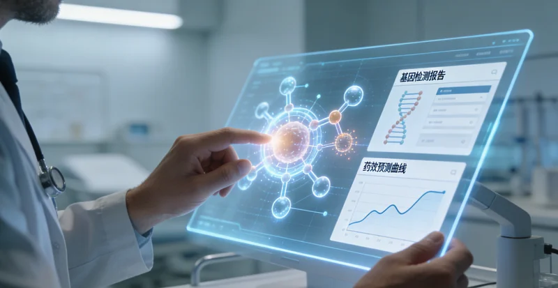 专业技术人员在实验室内进行高通