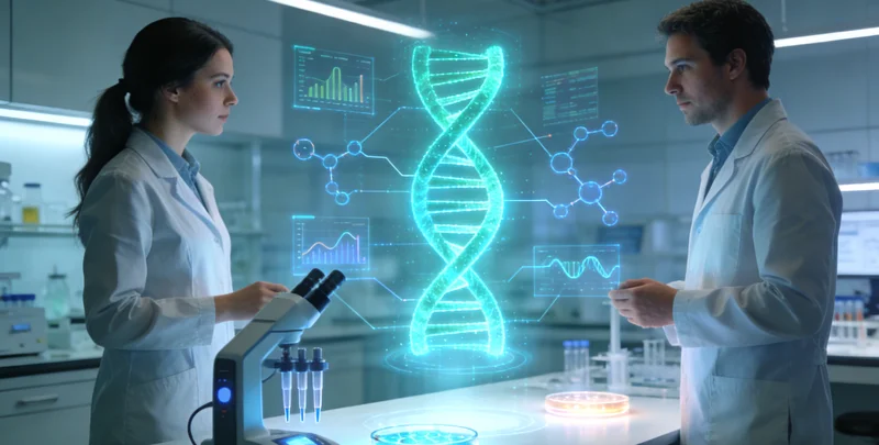 临沂市民在医院进行遗传咨询场景