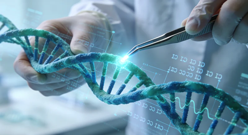 医学实验室进行基因检测分析