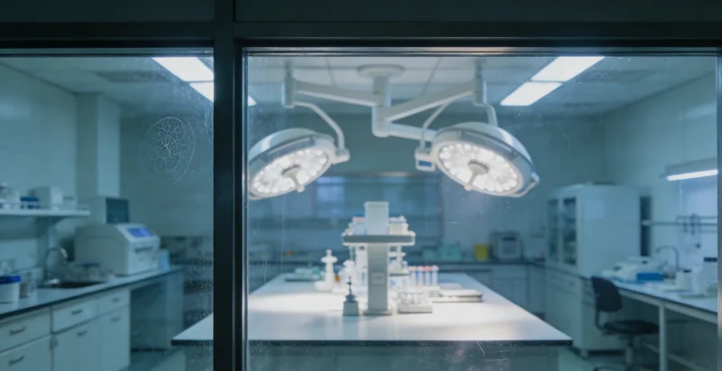 实验室内工作人员操作精密PCR