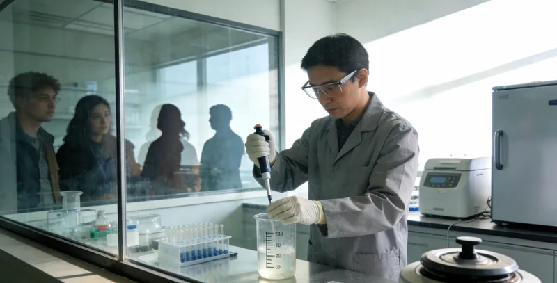 高科技基因测序仪器在实验室中运