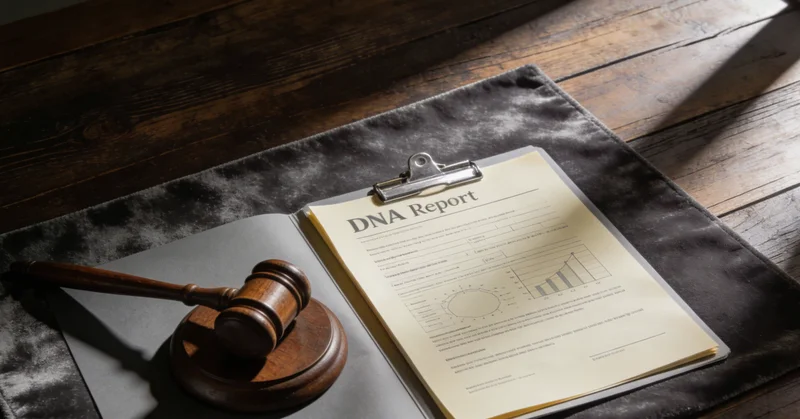 医生与患者沟通检测报告,以及注