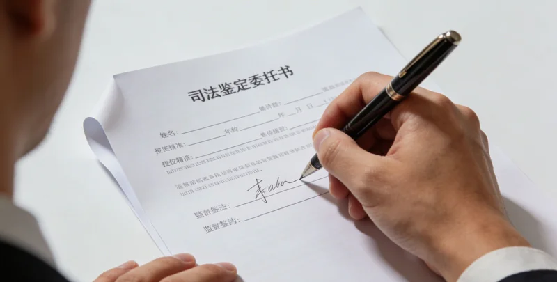 手拿手机查询信息，屏幕上显示不