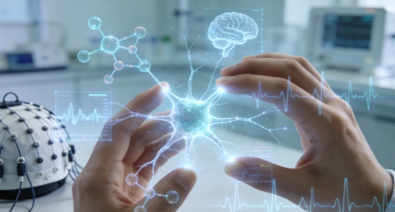 锡盟草原上一个家庭携手散步的背