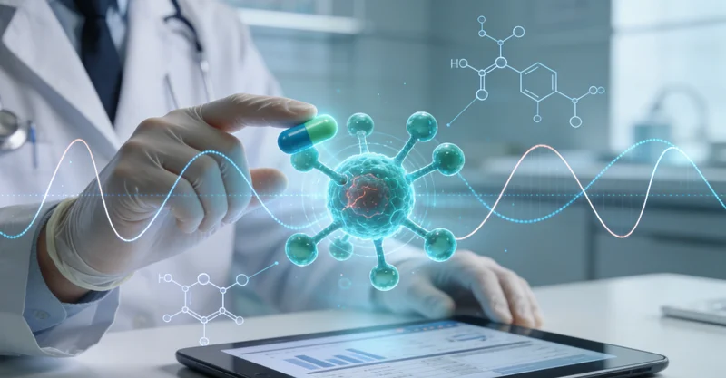 钦州乳腺癌靶向治疗药物示意图