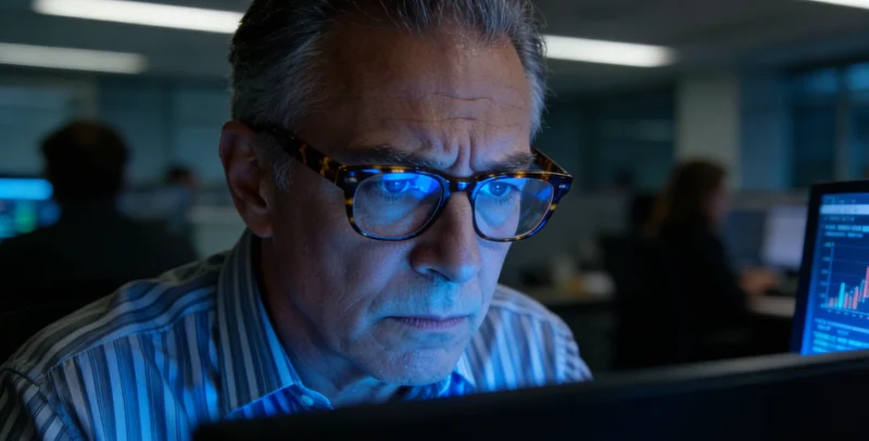 实验室技术人员操作高通量测序仪