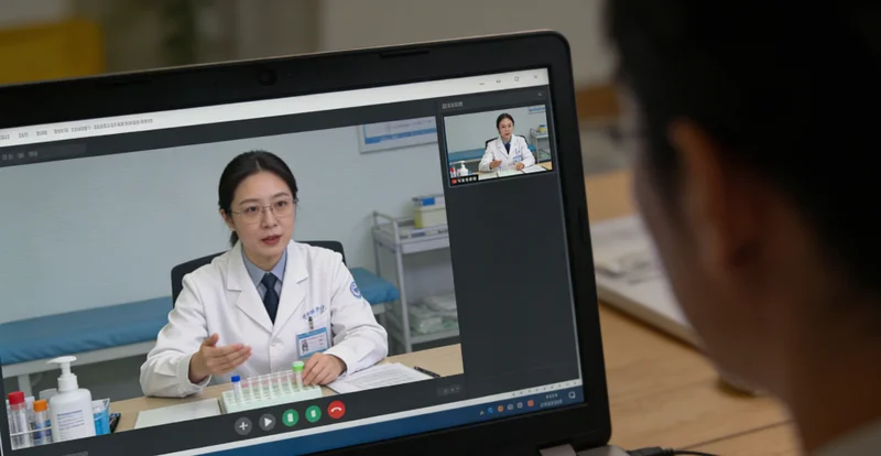 一家人在阳光下散步，寓意积极预