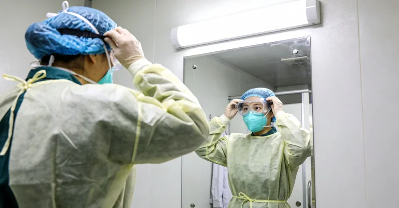 达州市民在医院咨询呼吸道检测的