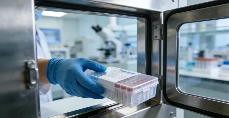 专业人士正在向用户详细解读基因