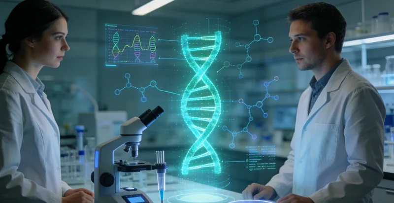 乌兰察布夫妇查看基因检测报告并