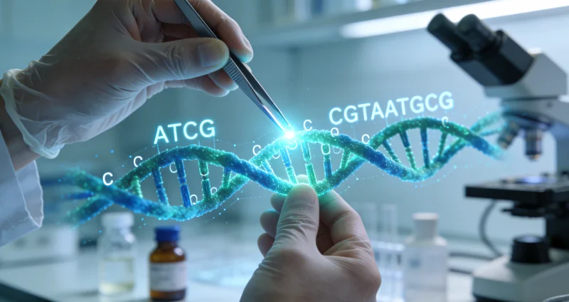 江门基因检测采样过程示意图