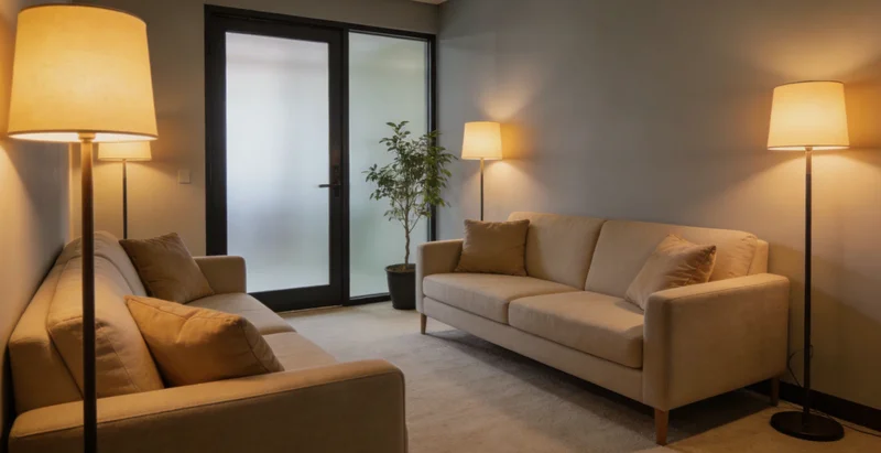 专业人员与咨询者沟通解读检测报