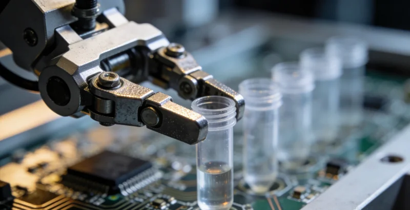 医生在诊室中,与患者一起查看并