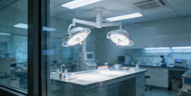 上饶某医院呼吸内科医生正在查看