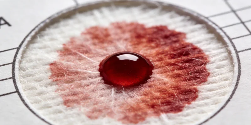 护士正在使用无菌拭子进行规范样