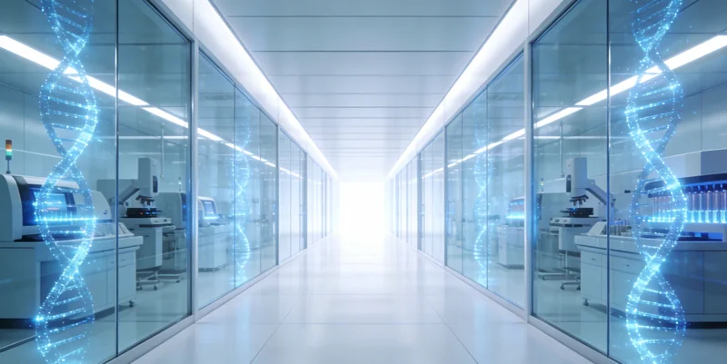 医生正在向患者讲解基因检测报告