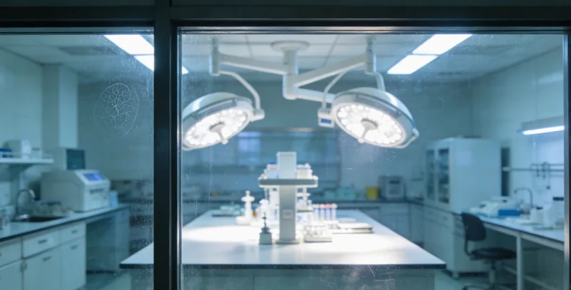 一份清晰的基因检测报告特写,旁