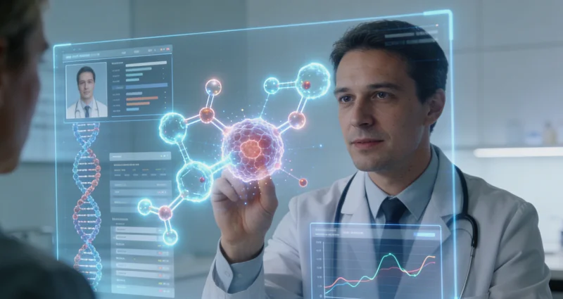 珠海家庭查看基因筛查报告并与医