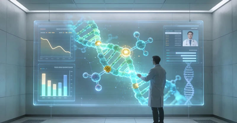 显微镜下的结直肠癌肿瘤组织病理