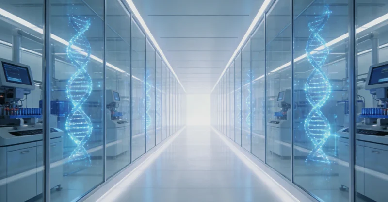 传统显微镜下观察寄生虫卵的示意