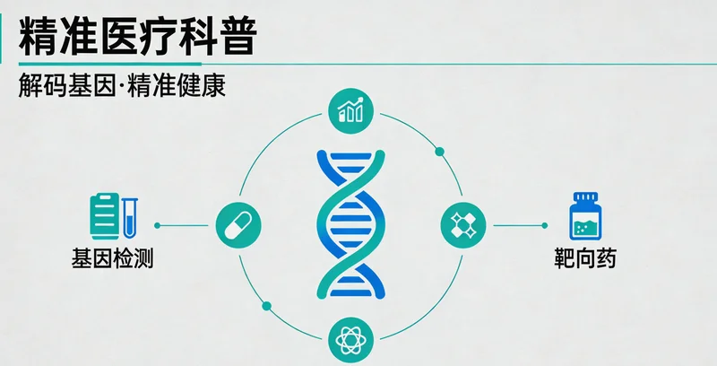 新郑精准医疗概念:瞄准镜对准D